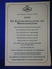 Minimundus anleitung elektroin gebraucht kaufen  Wird an jeden Ort in Deutschland