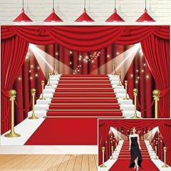 Red curtain backdrop for sale  Delivered anywhere in UK