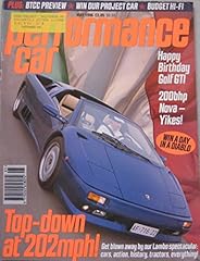 Performance car magazine for sale  Delivered anywhere in UK