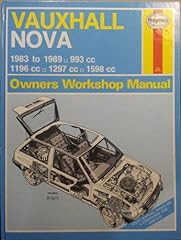 Vauxhall nova owner for sale  Delivered anywhere in UK