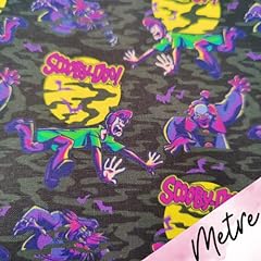 Purple halloween fabric for sale  Delivered anywhere in UK