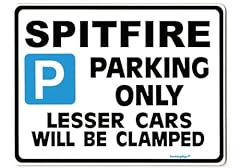 Spitfire parking sign for sale  Delivered anywhere in UK