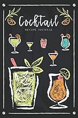 Cocktail recipe journal for sale  Delivered anywhere in USA 