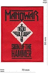 Manowar manowar aufnäher gebraucht kaufen  Wird an jeden Ort in Deutschland