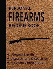 Personal firearms record for sale  Delivered anywhere in USA 