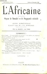 Bulletin africaine oeuvre d'occasion  Livré partout en France