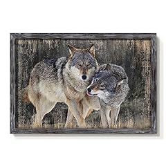 Wolves framed wall for sale  Delivered anywhere in USA 