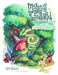 Magical woodland coloring d'occasion  Livré partout en France