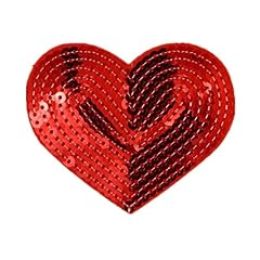 Heart shaped sequin for sale  Delivered anywhere in UK