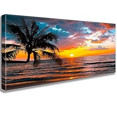 Beach sunset wall for sale  Delivered anywhere in USA 