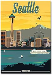 Seattle washington vintage for sale  Delivered anywhere in USA 