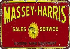 Custom Kraze Massey Harris Sales & Service Vintage for sale  Delivered anywhere in Canada