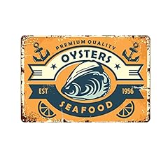 Oysters metal tin for sale  Delivered anywhere in USA 