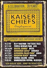 Kaiser chiefs tour for sale  Delivered anywhere in UK