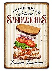 Sandwiches tin signs for sale  Delivered anywhere in USA 