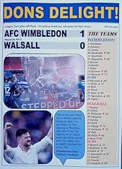 Assorted afc wimbledon for sale  Delivered anywhere in UK