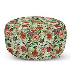 Ambesonne floral pouf for sale  Delivered anywhere in USA 