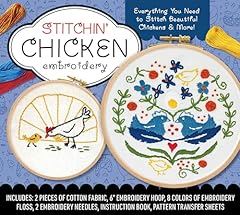 Stitchin chicken embroidery for sale  Delivered anywhere in USA 