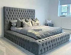 Beds grey plush for sale  Delivered anywhere in UK