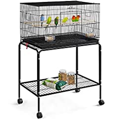 Yaheetech Large Wide Bird Cage Budgie Cage with Stand, used for sale  Delivered anywhere in UK