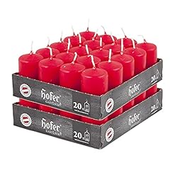 Hofer candele rosse usato  Spedito ovunque in Italia 