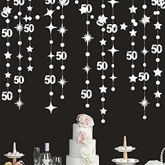 Silver 50th birthday for sale  Delivered anywhere in USA 