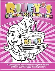 Riley birthday coloring for sale  Delivered anywhere in USA 