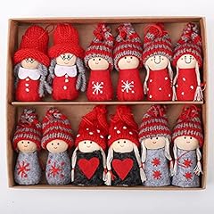 12pcs christmas hanging for sale  Delivered anywhere in UK