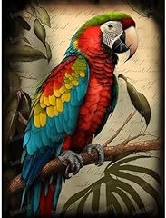 Vintage painted parrot for sale  Delivered anywhere in USA 