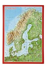 Reliefpostkarte skandinavien gebraucht kaufen  Wird an jeden Ort in Deutschland
