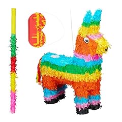 Rainbow donkey piñata for sale  Delivered anywhere in UK