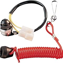 Polaris Snowmobile Coiled Tether Kill Switch Kit, Red,  for sale  Delivered anywhere in USA 