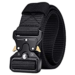 MOZETO Tactical Belts for Men Military Style Work Hiking, used for sale  Delivered anywhere in USA 