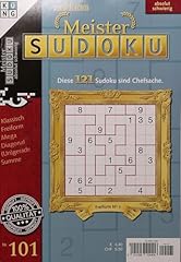 Meister sudoku 101 gebraucht kaufen  Wird an jeden Ort in Deutschland