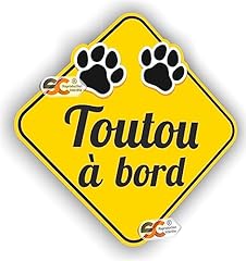 Sticker autocollant chien d'occasion  Livré partout en France