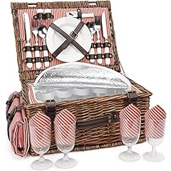 Picnic basket set for sale  Delivered anywhere in USA 