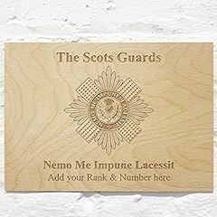 Scots guards personalised for sale  Delivered anywhere in UK