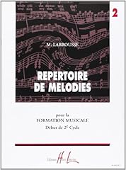 Répertoire mélodies formatio d'occasion  Livré partout en France