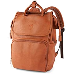 Chic Faux Leather Baby Changing Bag Backpack - Unisex for sale  Delivered anywhere in UK