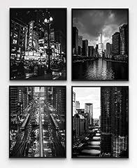 Chicago skyline wall for sale  Delivered anywhere in USA 