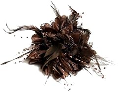 Coffee brown fascinator for sale  Delivered anywhere in UK