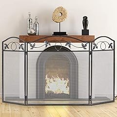 Multigot 3 Panel Fire Safe Guard, Foldable Iron Fireplace for sale  Delivered anywhere in Ireland