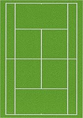 Printed grass tennis for sale  Delivered anywhere in UK