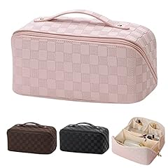 Makeup bag leather for sale  Delivered anywhere in UK