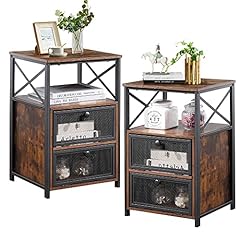 Vecelo nightstand set for sale  Delivered anywhere in USA 