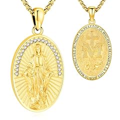Virgin mary necklace for sale  Delivered anywhere in USA 