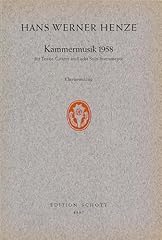 Kammermusik 1958 d'occasion  Livré partout en France