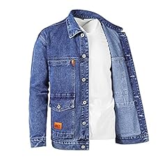 Haolei denim jackets for sale  Delivered anywhere in UK