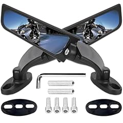 Motorcycle mirrors large for sale  Delivered anywhere in USA 