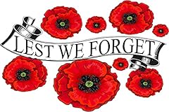 Poppy montage lest for sale  Delivered anywhere in UK